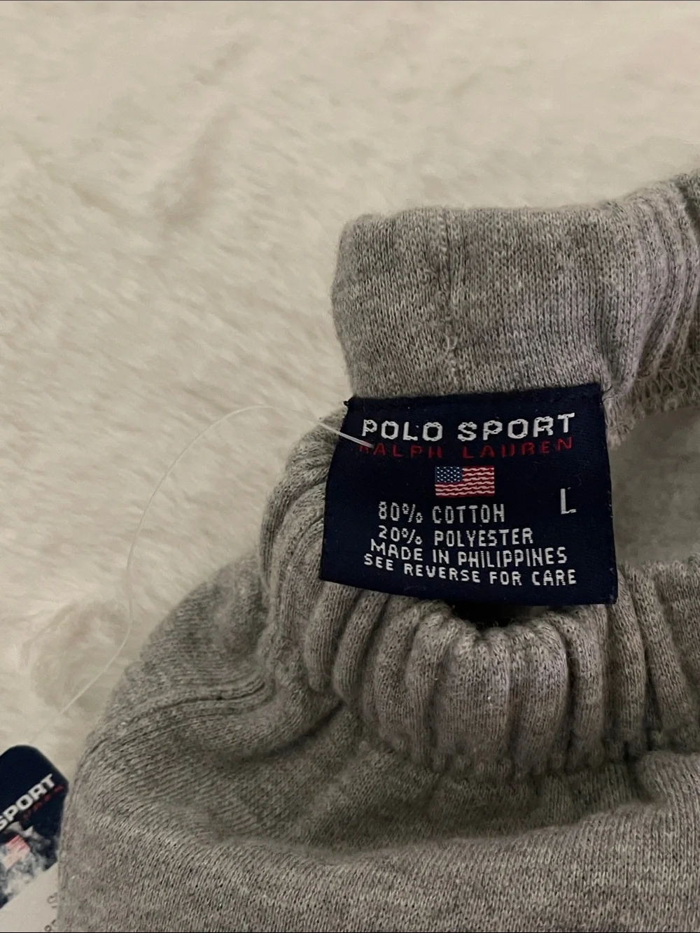 Polo by Ralph Lauren Grey Mens Sweatpants with Polo Sport Logo SZ L  NWT